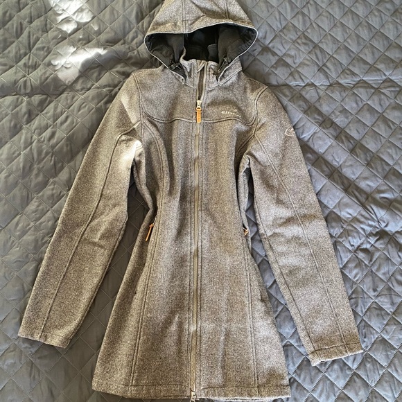 EIDER lightweight fleece & wool parka - Picture 3 of 10
